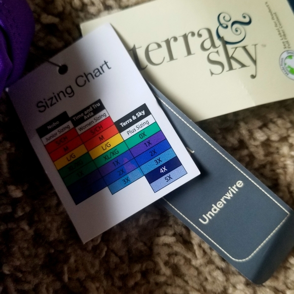 Solid Purple Ruched one piece swimsuit 2X NWT - Picture 5 of 7